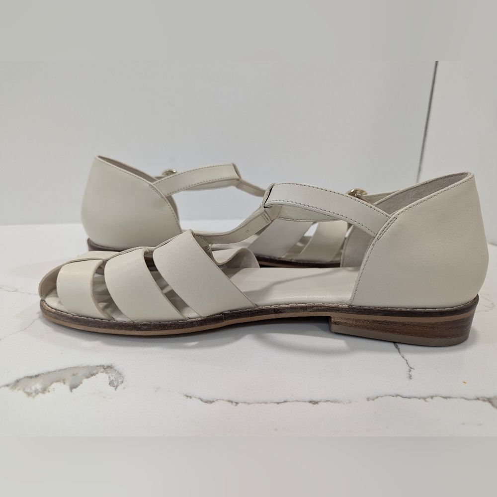 Pilcro Cream Strappy Sandals - Picture 8 of 10